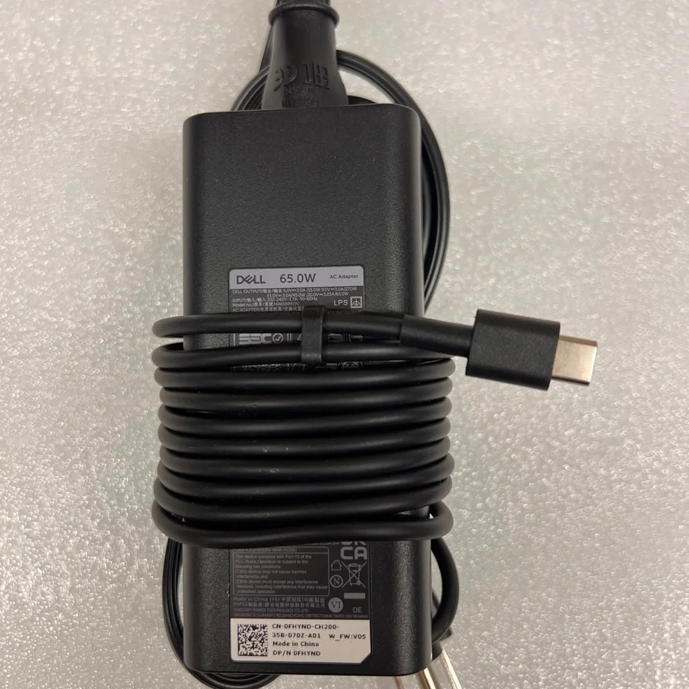 Dell Black USB-C Power Adapter